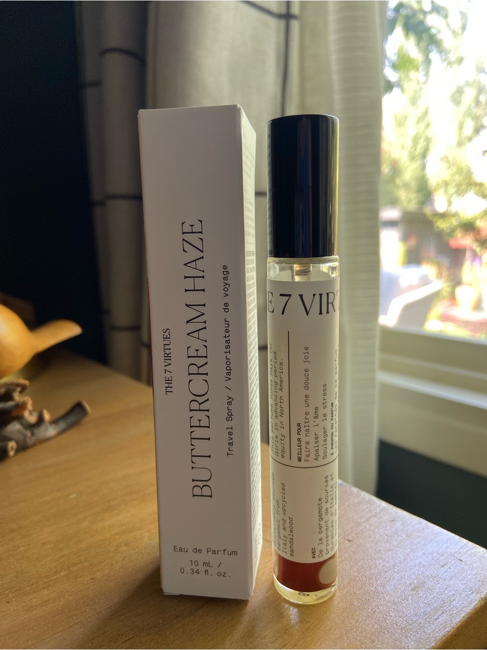 The 7 Virtues “Buttercream Haze” 10mL Eau de Parfum Travel Spray